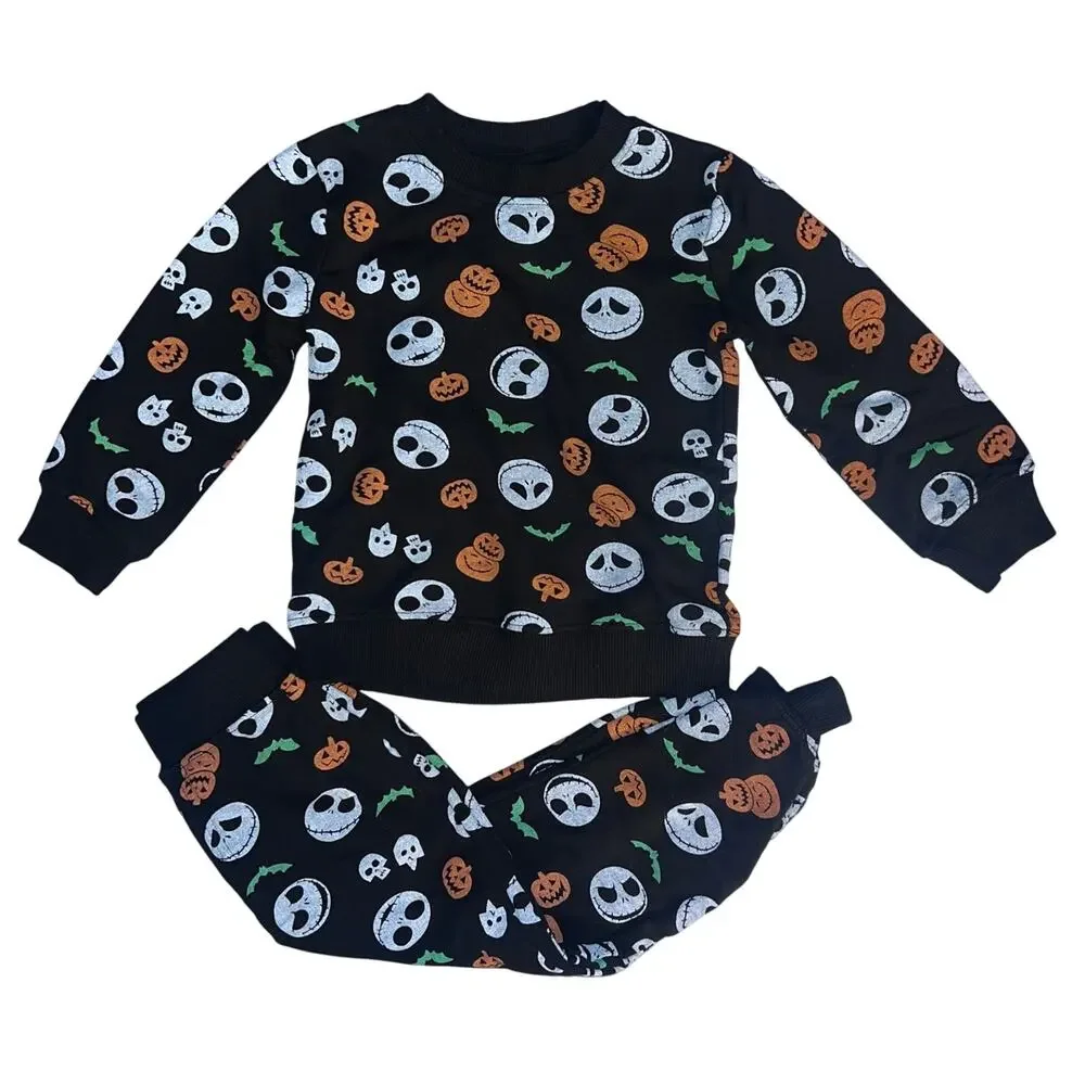 Nightmare Before Christmas Disney Jack Skellington PJ Set - Size: 4T